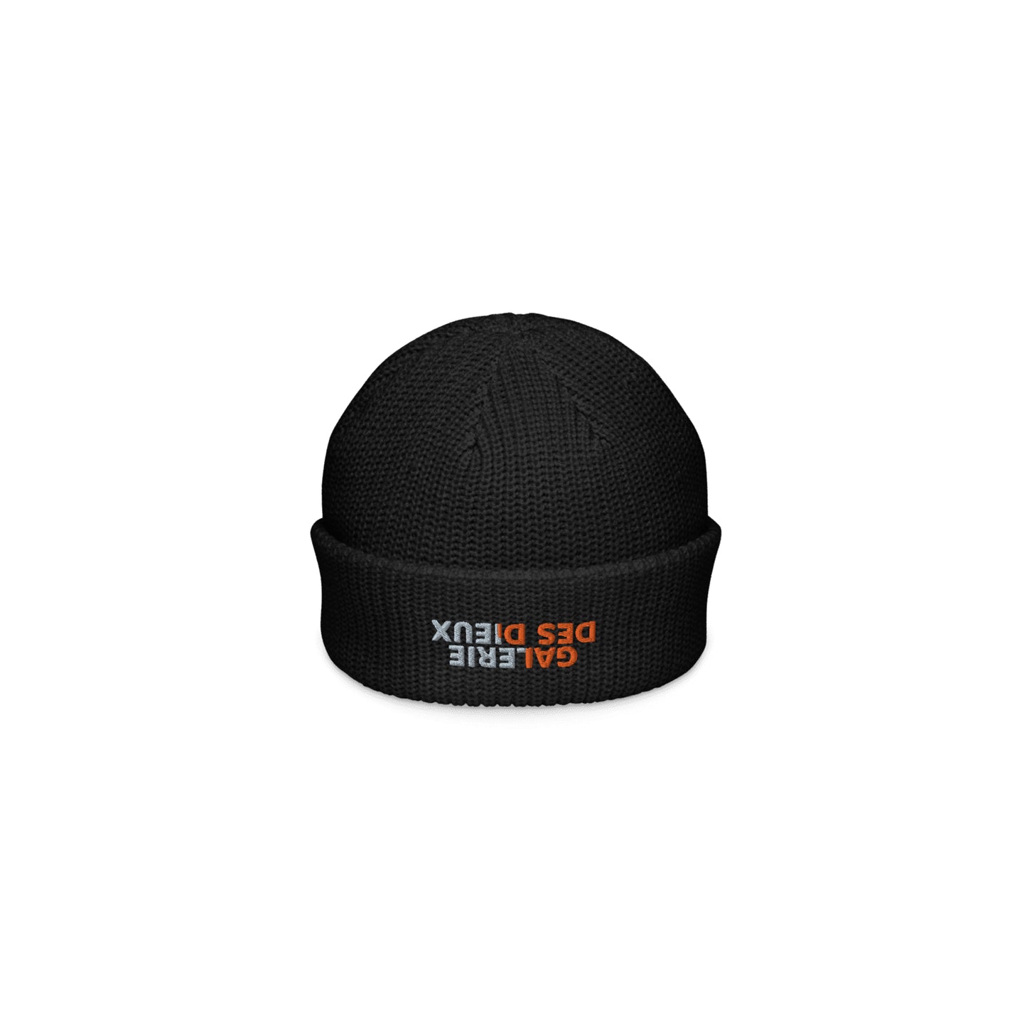 FISHING CAP / Black & Grey+Orange