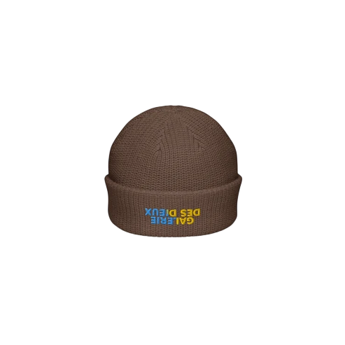 FISHING CAP / Brown & Yellow+Blue