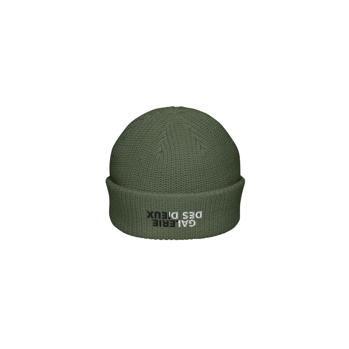 FISHING CAP / Green & Black+White