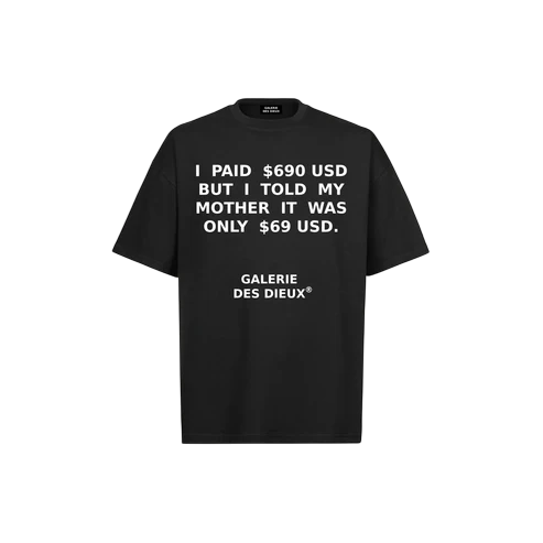 $ 690 USD // Black Tee