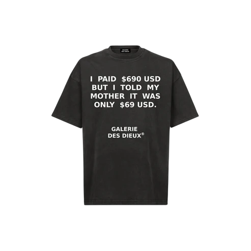 $ 690 USD // Vintage Black Tee