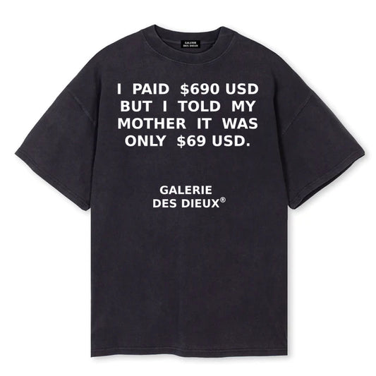 $ 690 USD // Vintage Black Tee