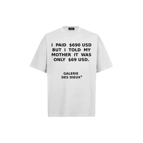 $ 690 USD // White Tee
