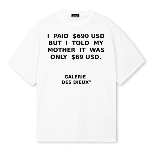 $ 690 USD // White Tee