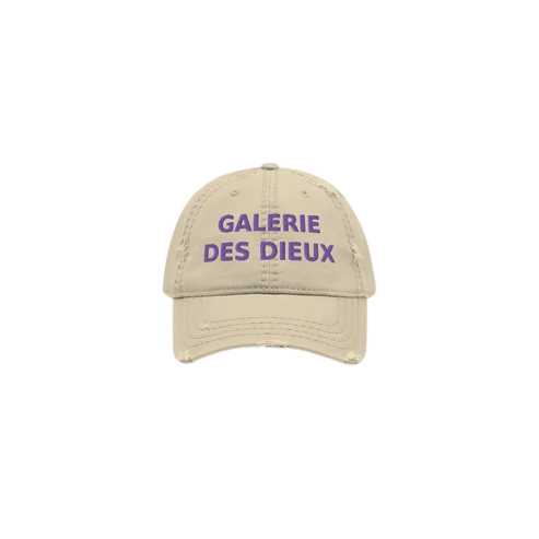 HAT / Beige & Violet