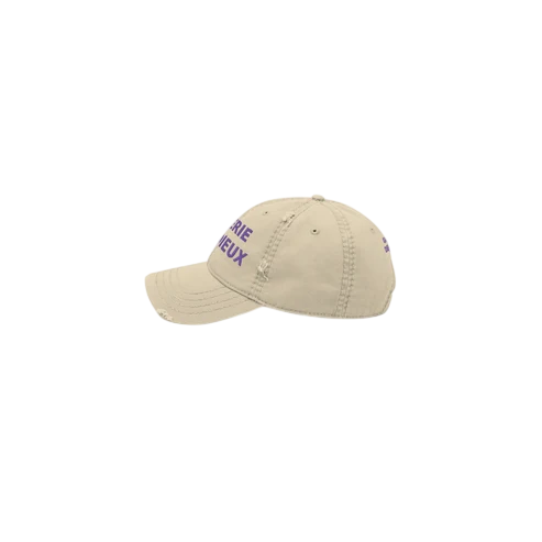 HAT / Beige & Violet