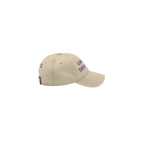 HAT / Beige & Violet