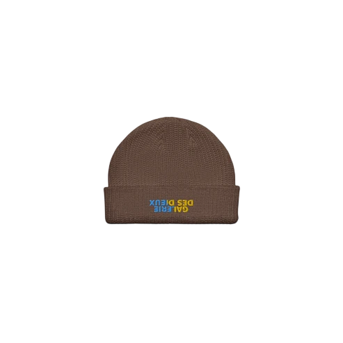 FISHING CAP / Brown & Yellow+Blue