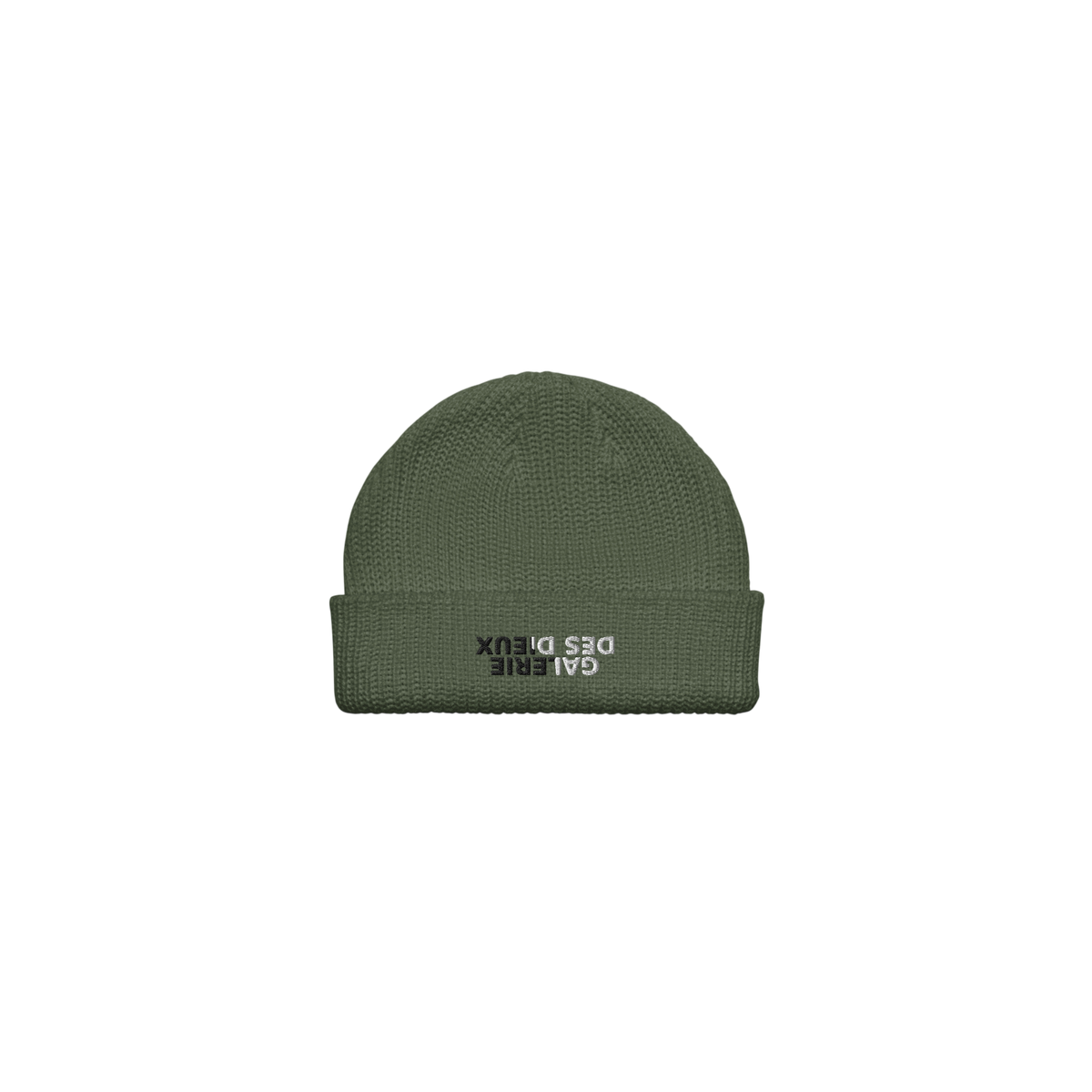 FISHING CAP / Green & Black+White