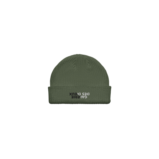 FISHING CAP / Green & Black+White