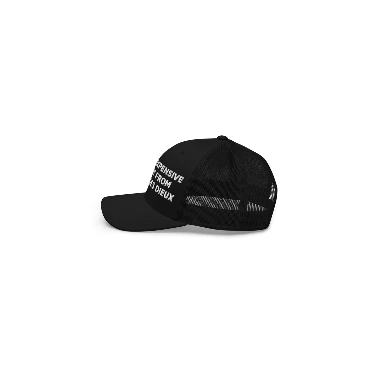 EXPENSIVE SHIT HAT - Retro Trucker Cap - Black&White