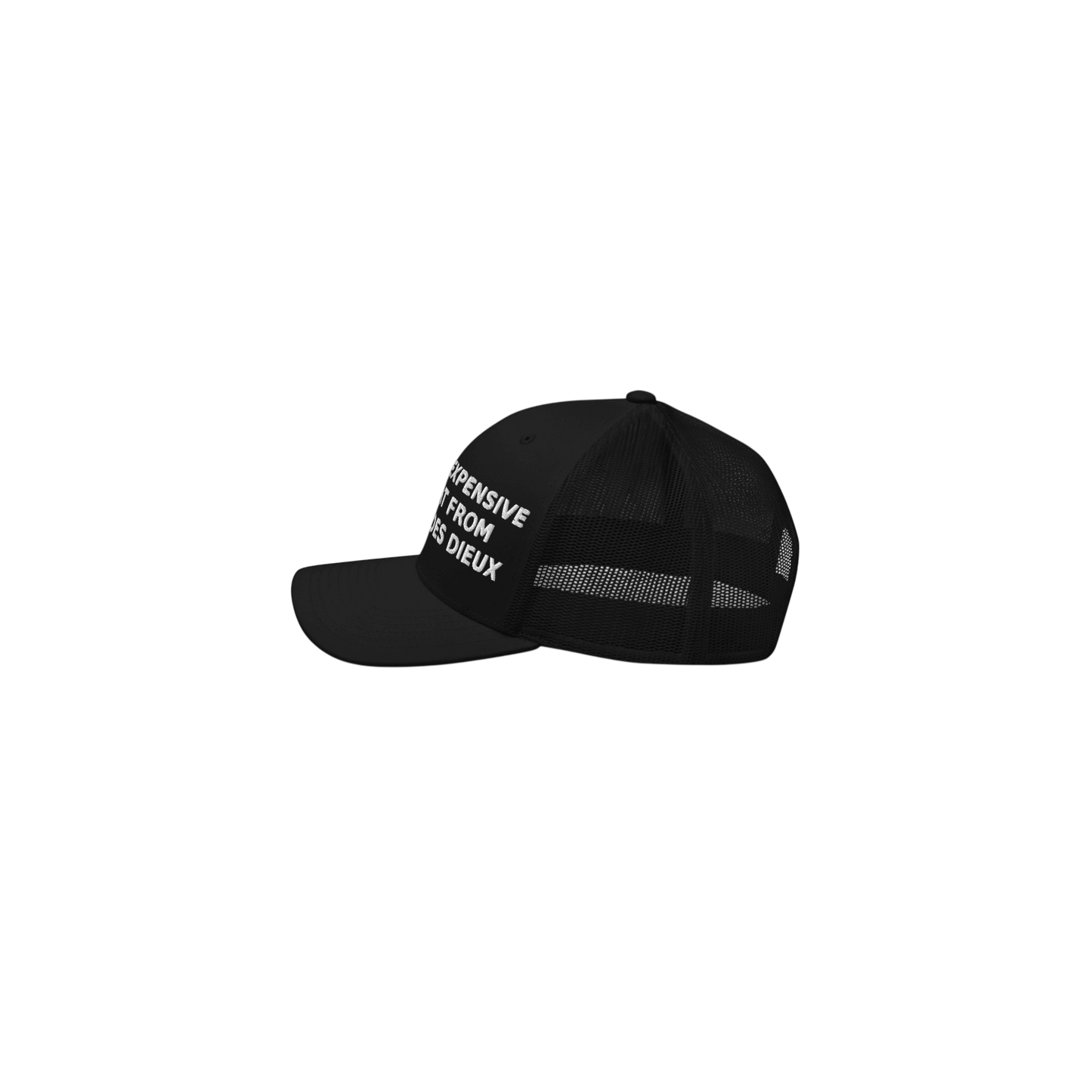 EXPENSIVE SHIT HAT - Retro Trucker Cap - Black&White