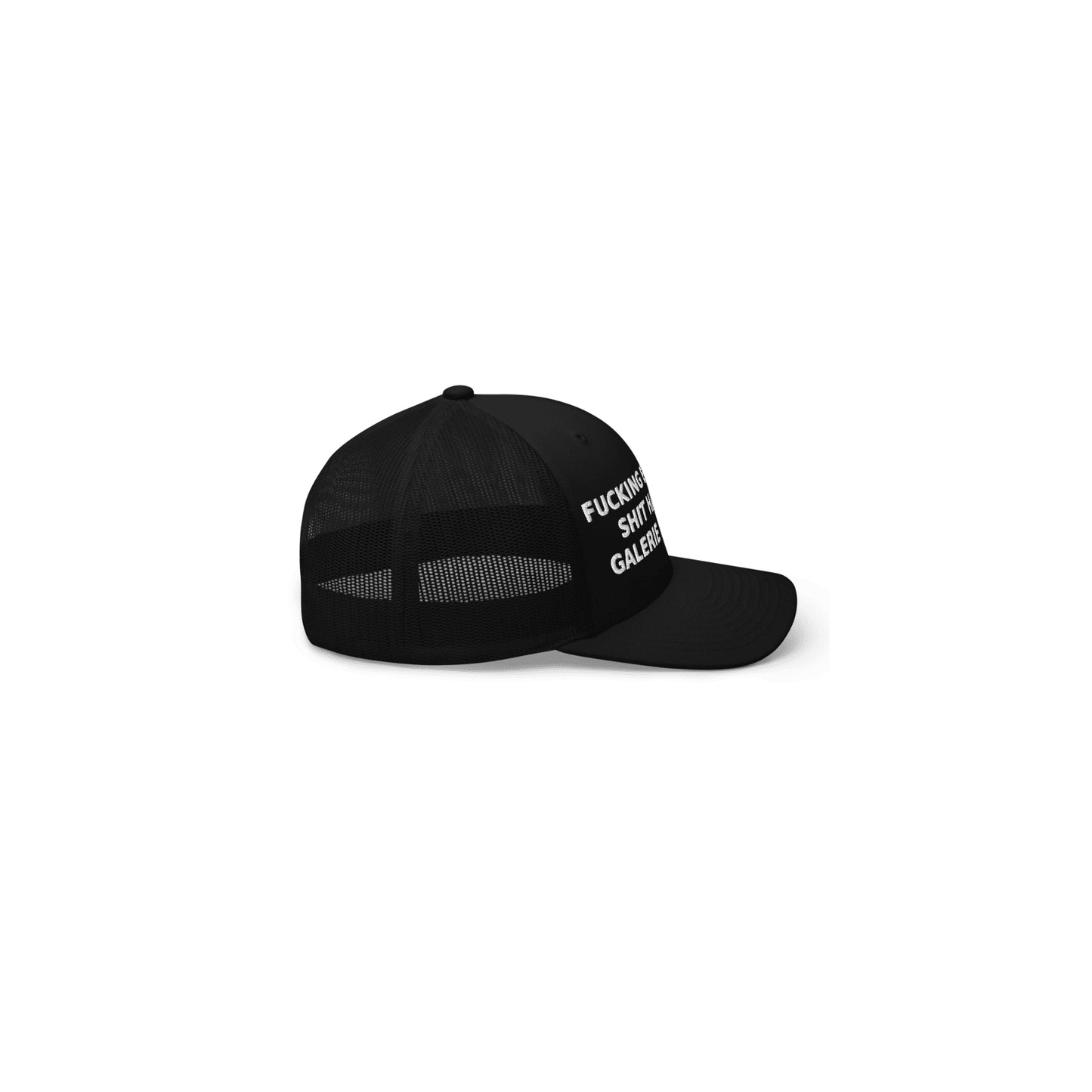 EXPENSIVE SHIT HAT - Retro Trucker Cap - Black&White