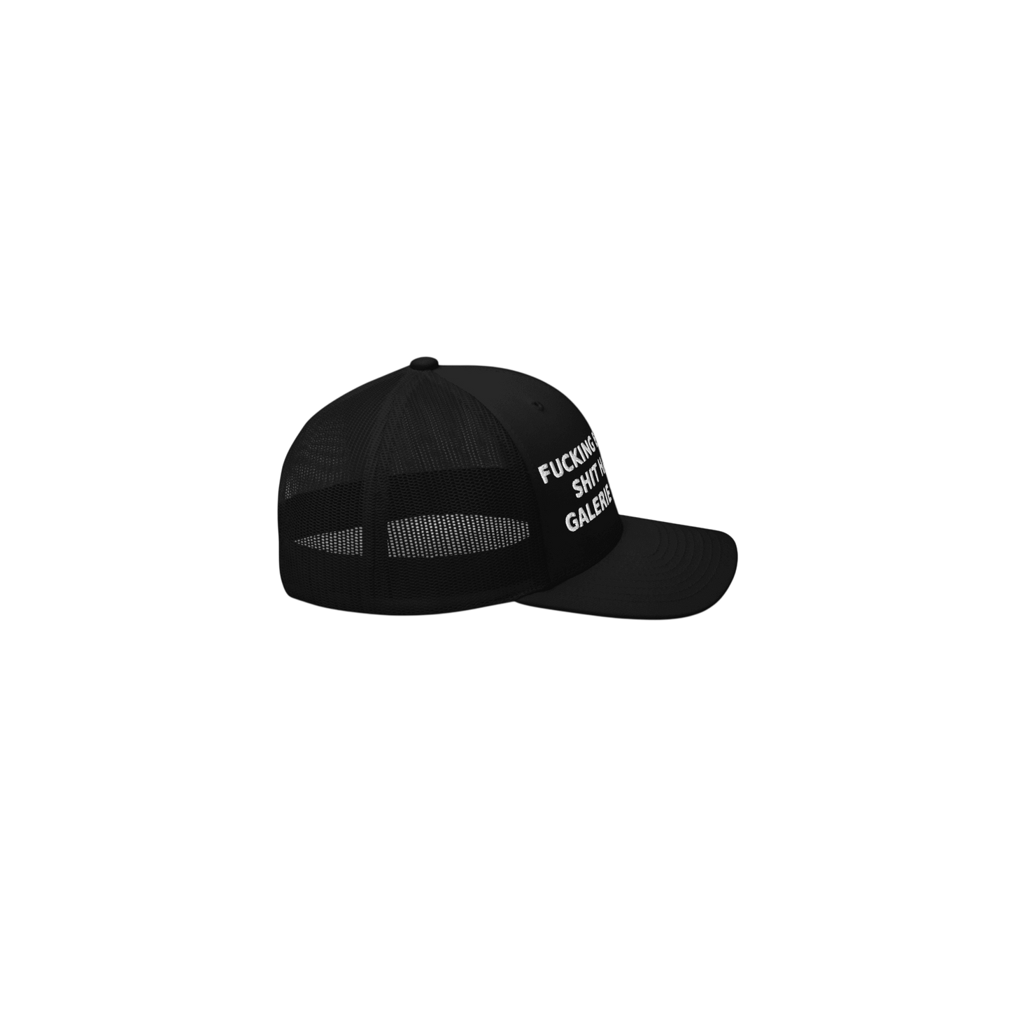 EXPENSIVE SHIT HAT - Retro Trucker Cap - Black&White