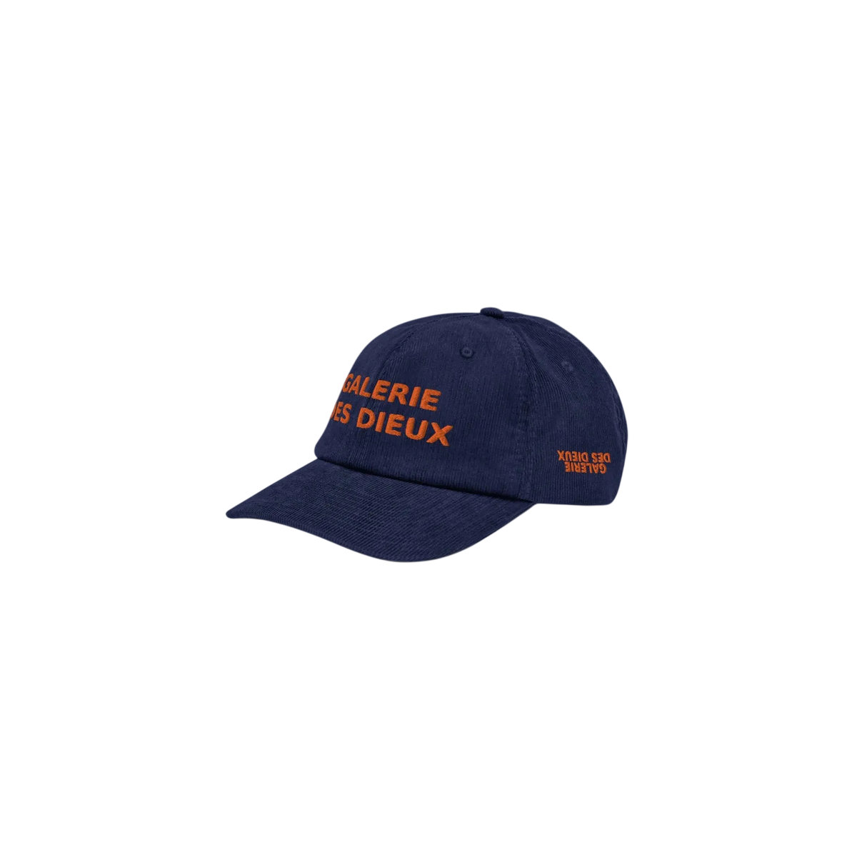 VELVET HAT / Blue & Orange